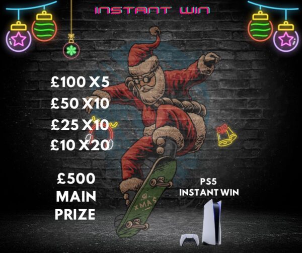 SANTAS ON THE RUN! INSTANT WINS!